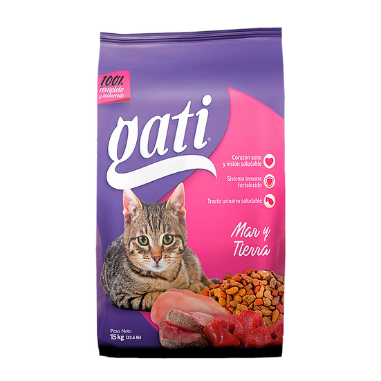 GATI MAR Y TIERRA 15 KG
